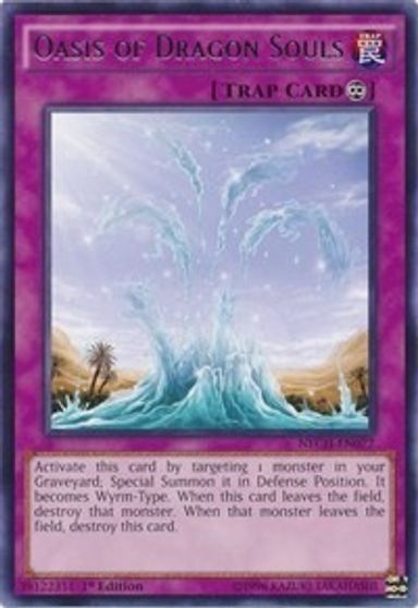 [ US ] Oasis of Dragon Souls - NECH-EN077 - Rare 1st Edition