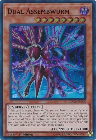 [ US ] Dual Assembwurm - SDCL-EN008 - Super Rare 1st Edition