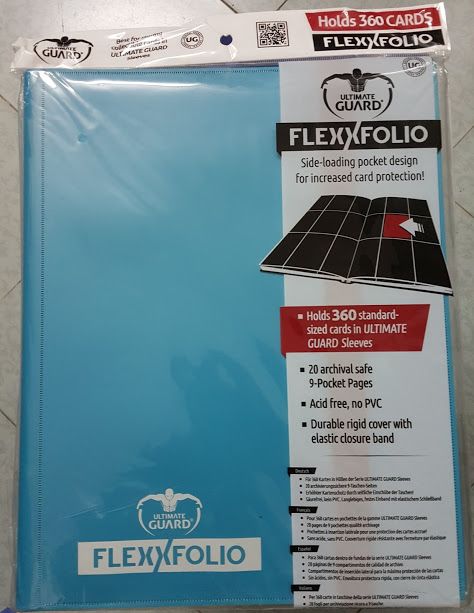 Album đựng card màu XANH DA TRỜI - ultimate guard 3x3 LIGHT BLUE binder