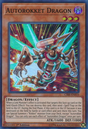 [ UK ] Autorokket Dragon - CIBR-EN010 - Super Rare 1st Edition