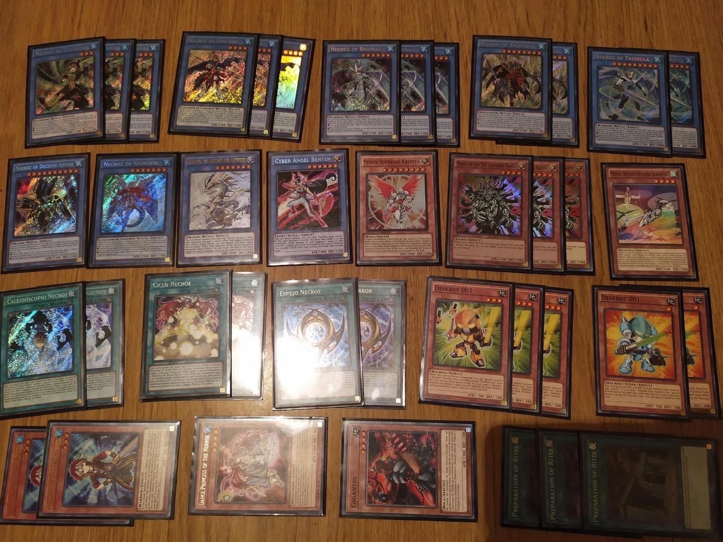 Full deck Nekroz TCG