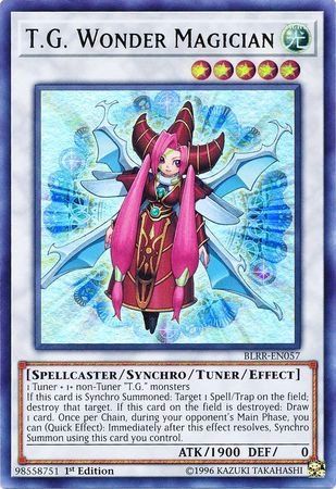 [ US ] T.G. Wonder Magician - BLRR-EN057 - Ultra Rare 1st Edition