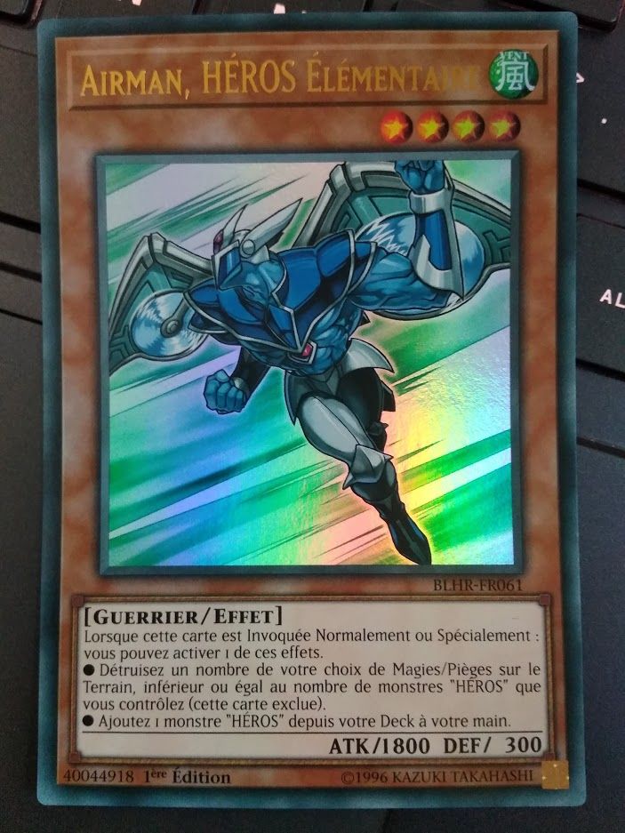 [ FR ] Elemental HERO Stratos - BLHR-FR061 - Ultra Rare 1st Edition