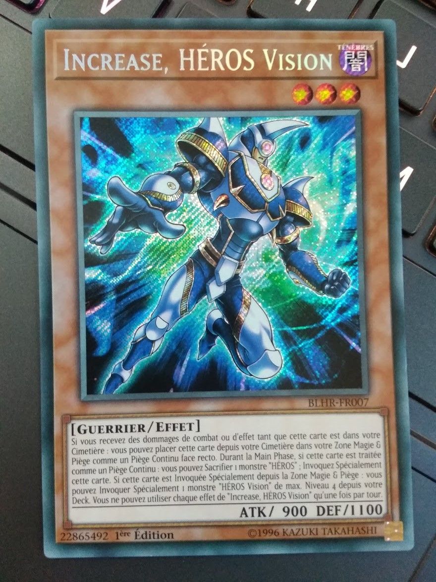 [ FR ] Vision HERO Increase - BLHR-FR007 - Secret Rare 1st Edition