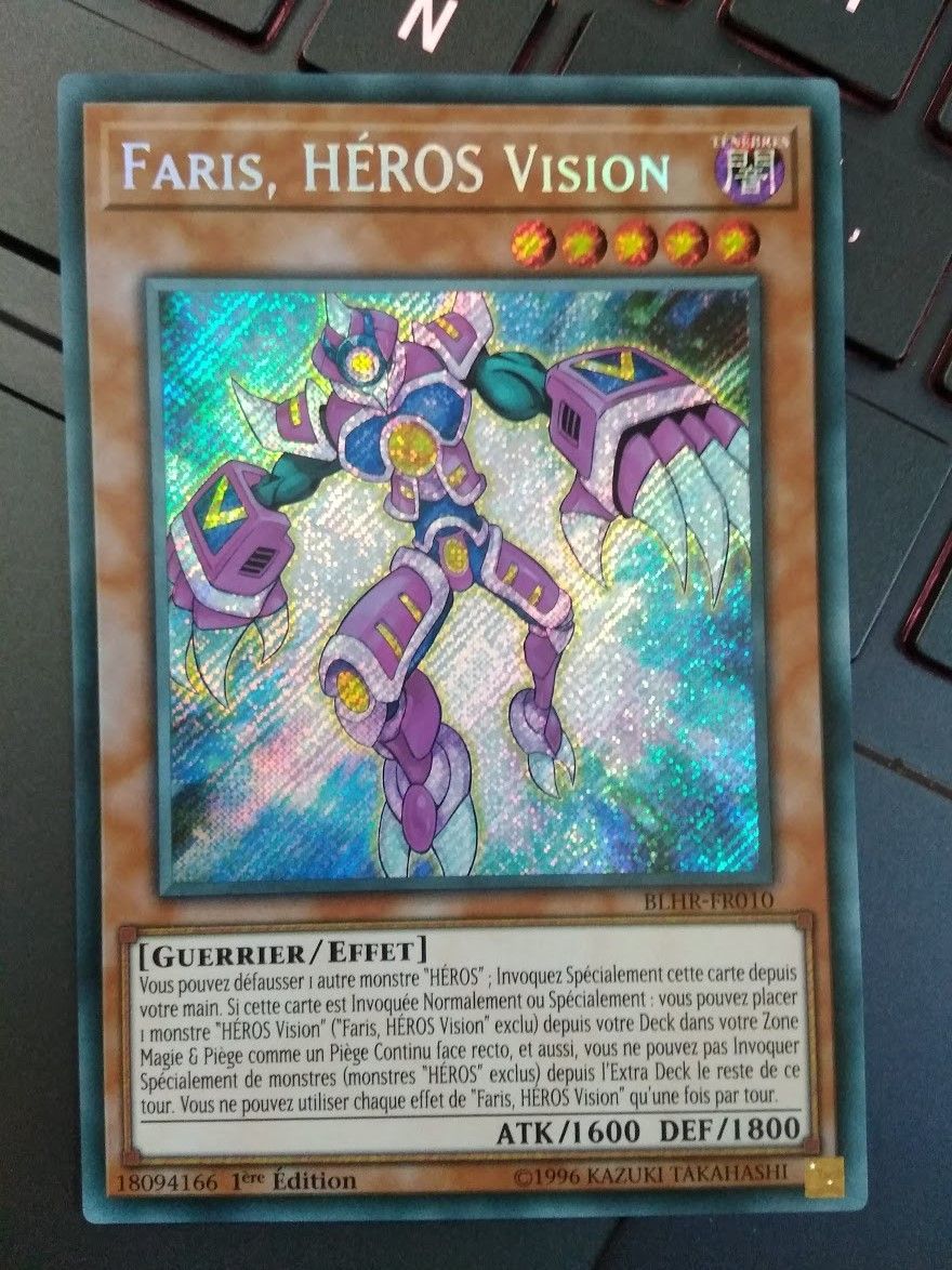 [ FR ] Vision HERO Faris - BLHR-FR010 - Secret Rare 1st Edition