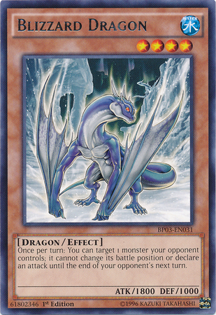 [ UK ] Blizzard Dragon - BP03-EN031 - Rare 1st Edition