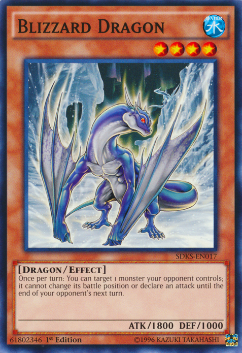 [ UK ]  BLizzard Dragon-SDKS-EN017-COMMON 1ST EDITION