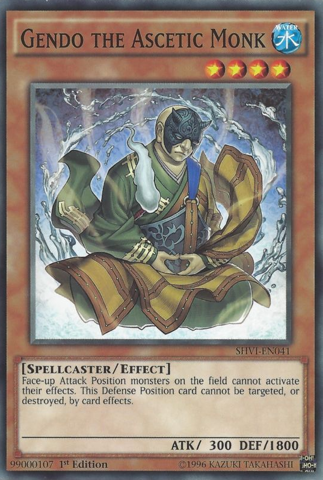 [ UK ] Gendo the Ascetic Monk - SHVI-EN041 - Common - 1st Edition