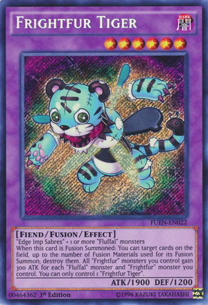 [ UK ] Frightfur Tiger - FUEN-EN022 - Secret Rare 1st Edition