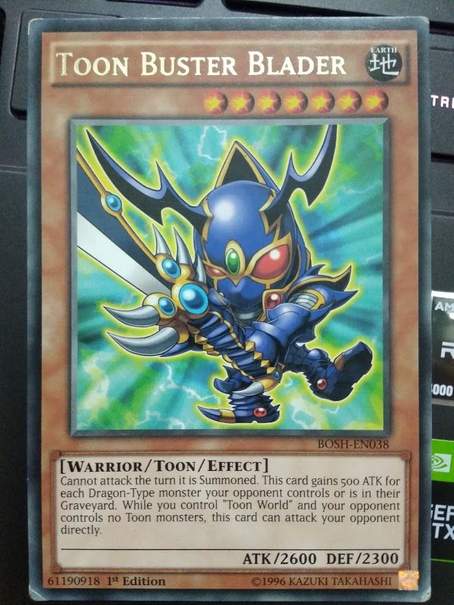 [ UK ] Toon Buster Blader - BOSH-EN038 - Rare (Played)