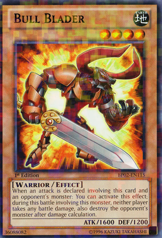 [ US ] Bull Blader - BP02-EN115 - Mosaic Rare 1st Edition