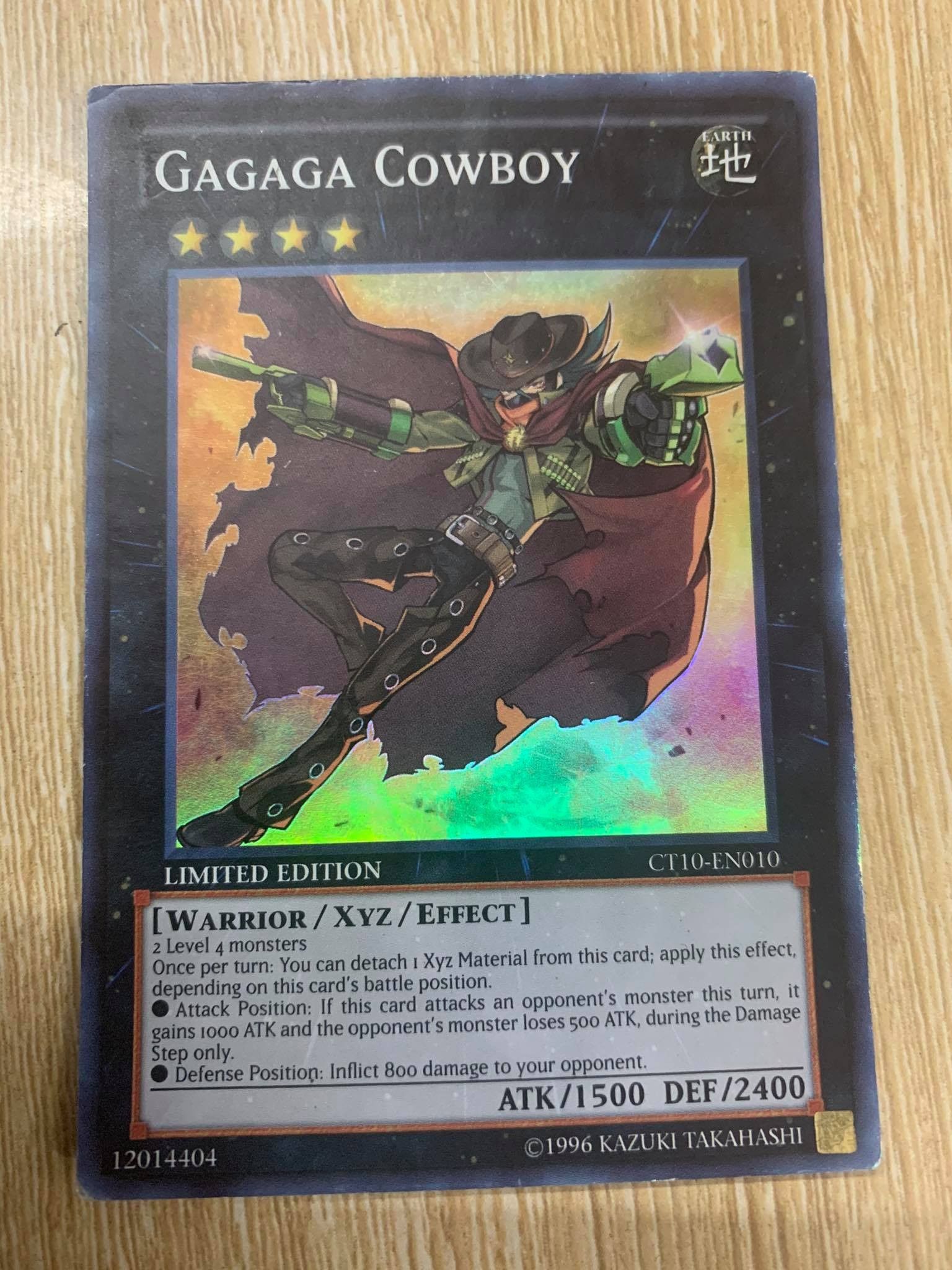 [ US ] Gagaga Cowboy - CT10-EN010 - Super Rare - Played