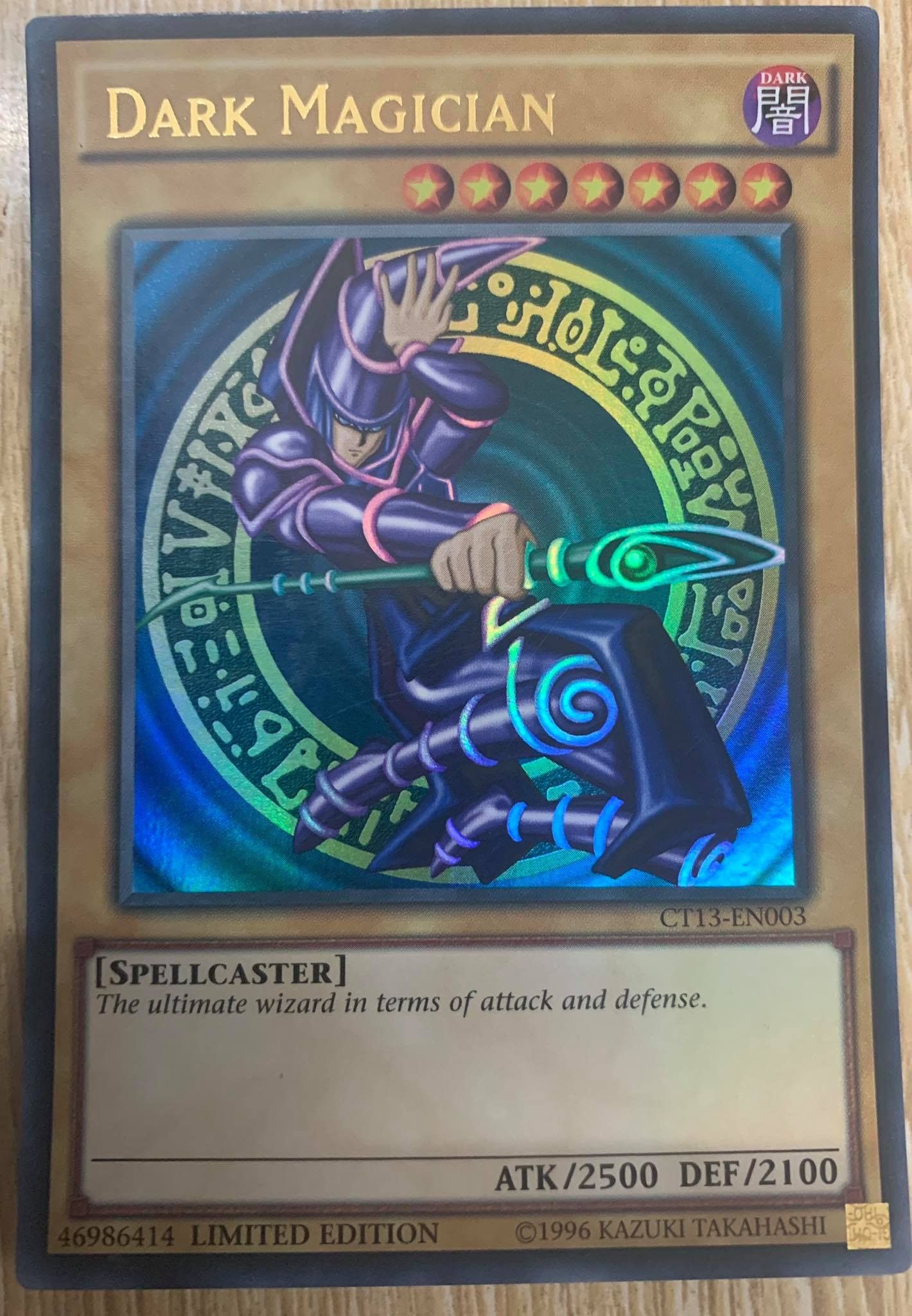 [ UK ] Dark Magician - CT13-EN003 - Ultra Rare - Limited Edition - Played