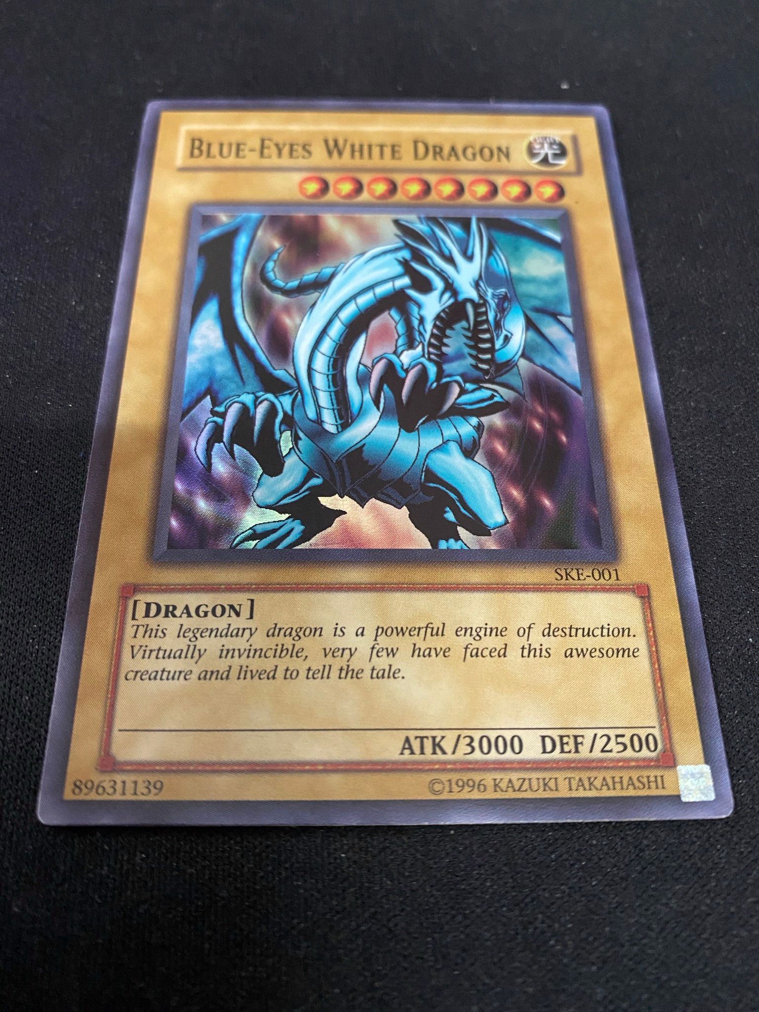 [ US ] Blue-Eyes White Dragon - SKE-001 - SUPER RARE - UNLIMITED Edition