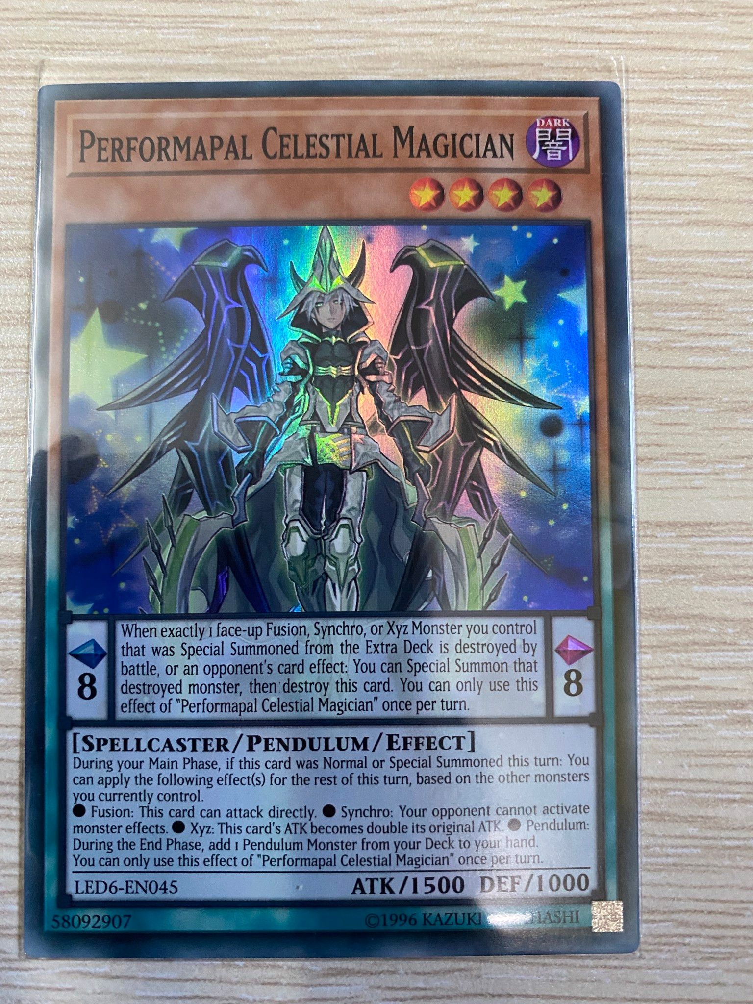 [ UK ] Performapal Celestial Magician - LED6-EN045 - Super Rare