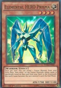 [ UK ] Elemental Hero Prisma - FUEN-EN047 - Super Rare 1st Edition