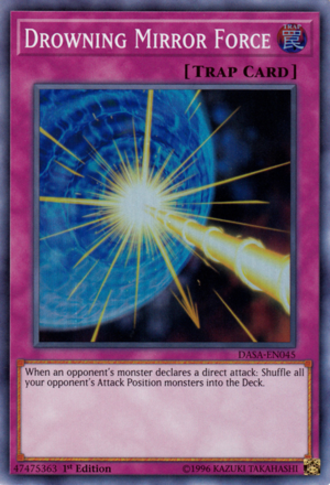 [ US ]  Drowning Mirror Force - MP17-EN041 - Secret Rare 1st Edition