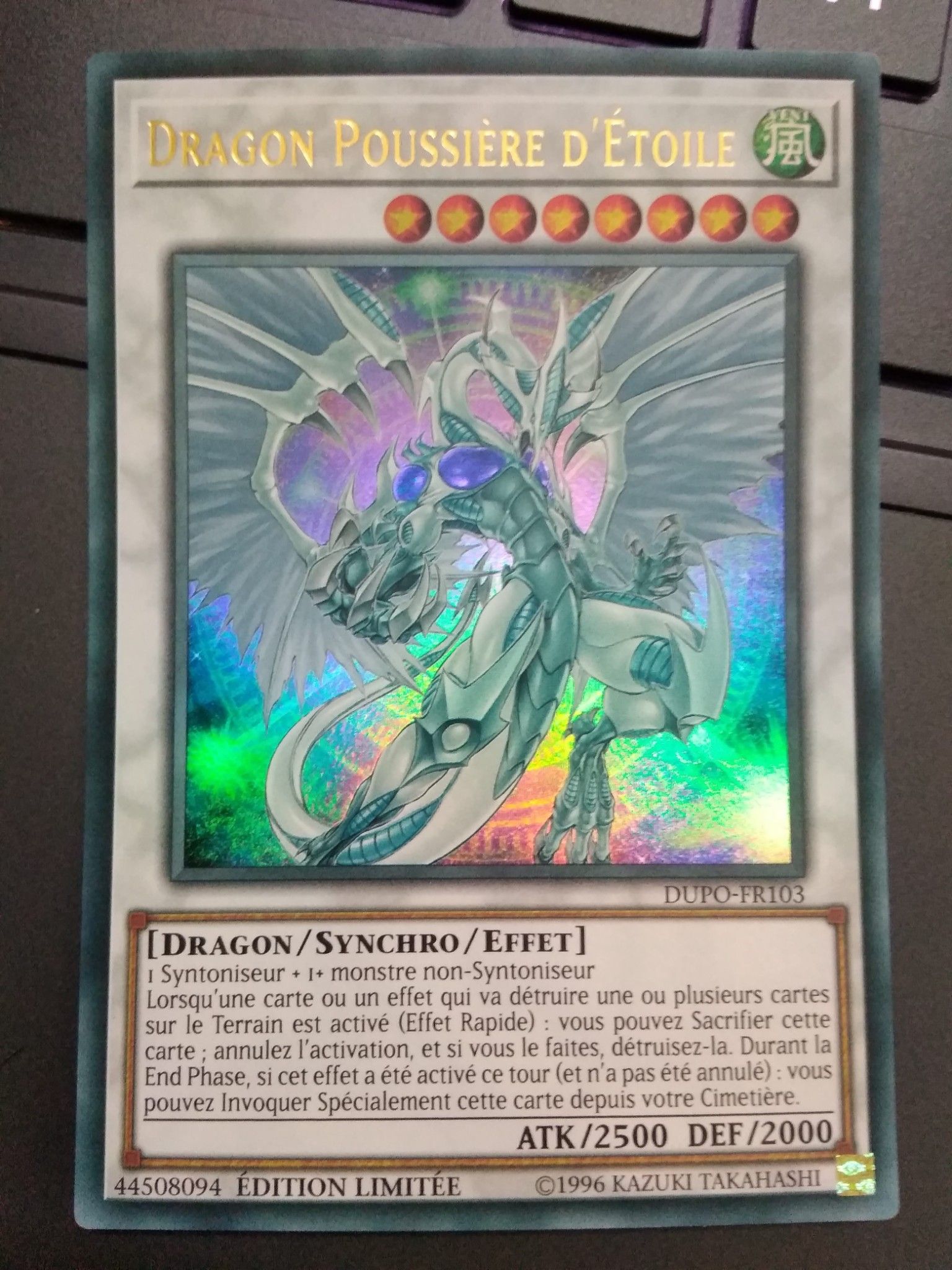 [ FR ] Stardust Dragon - DUPO-FR103 - Ultra Rare Limited Edition