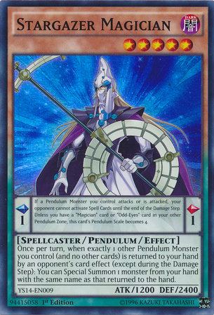 [ UK ] Stargazer Magician - YS14-EN009 - Super Rare 1st Edition