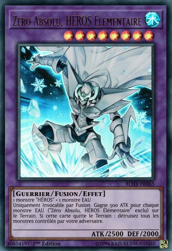 [ FR ] Elemental HERO Absolute Zero - BLHR-FR065 - Ultra Rare 1st Edition