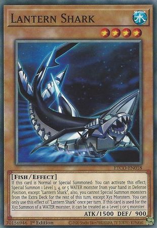 [ UK ] Lantern Shark - ETCO-EN018 - Common 1st Edition