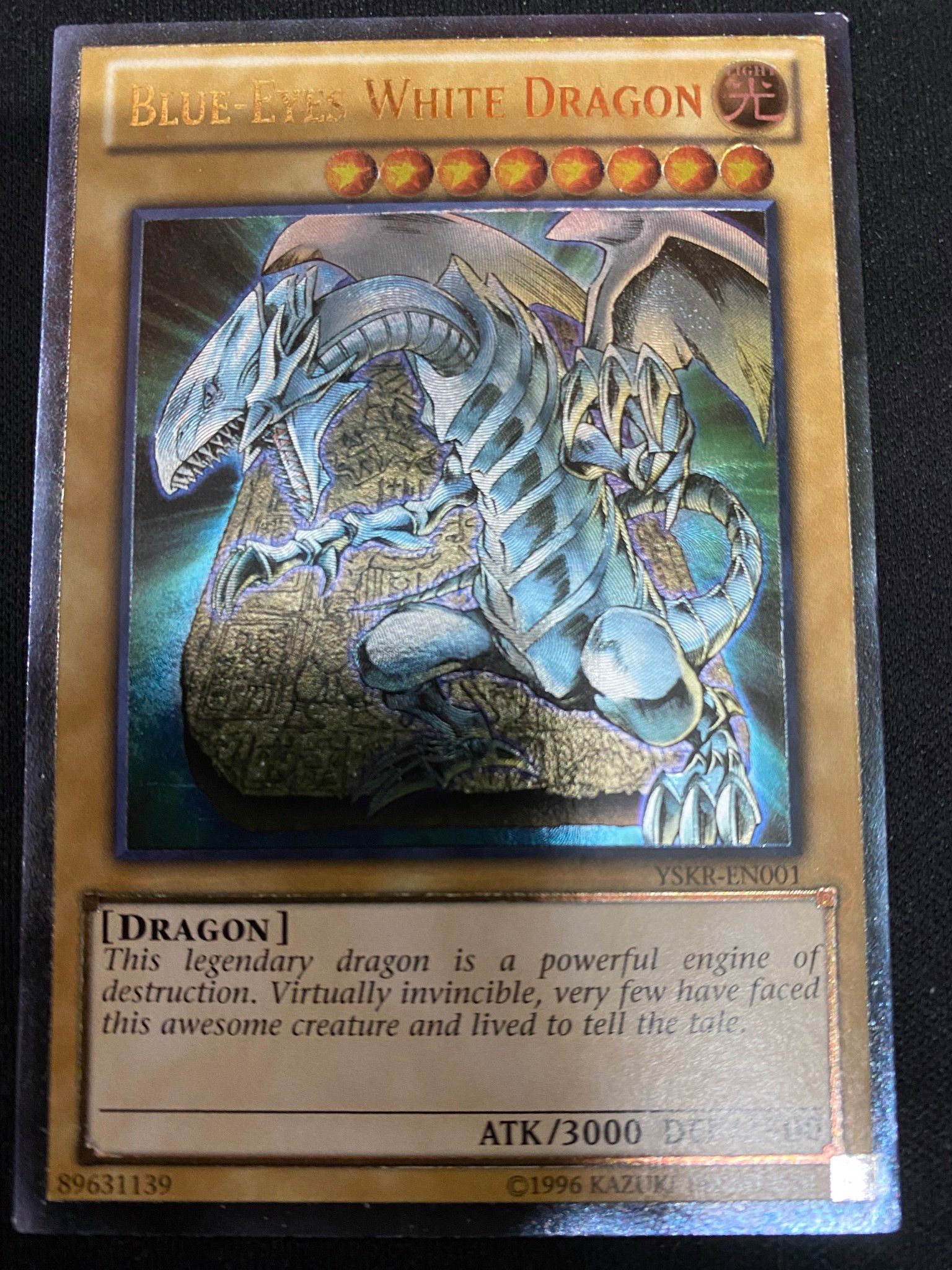 [ US ] BlueEyes White Dragon YSKREN001 ULTIMATE RARE Unlimited