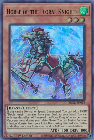 [ UK ] Horse of the Floral Knights - BROL-EN018 - Ultra Rare