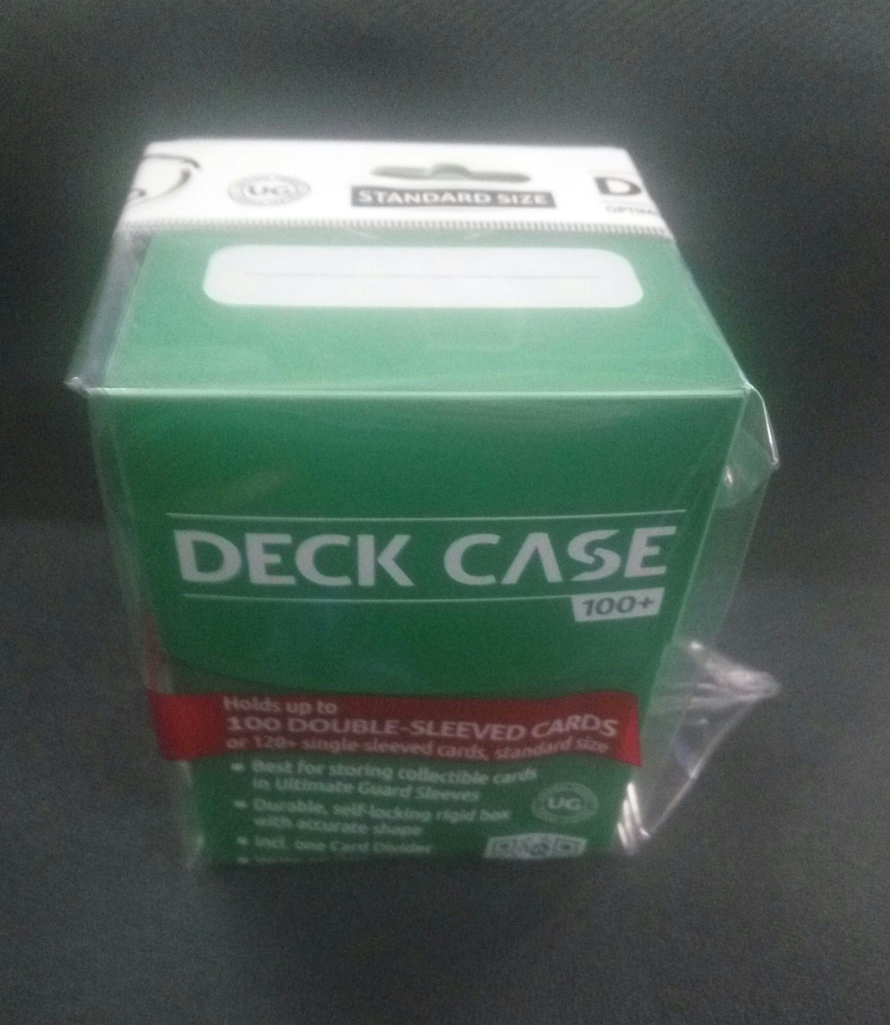 Deck Box Ultimate  Guard Single - GREEN - hộp đựng bài UG màu xanh lá cây.