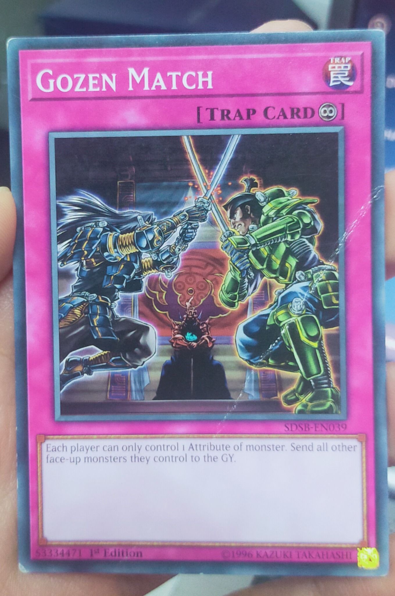 [ UK ] Gozen Match SDSBEN039 Common Damage Cá Voi Yugioh Shop