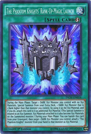 [ UK ] The Phantom Knights' Rank-Up-Magic Launch - INOV-EN054 - Super Rare 1st Edition