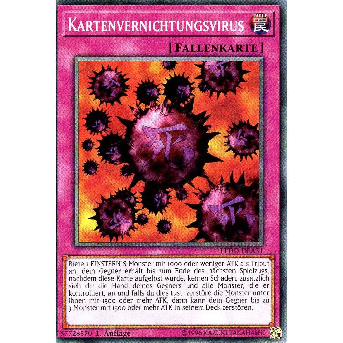 [ DE ] Đồng giá 2K Crush Card Virus LEDDDEA31 Common 1st Edition