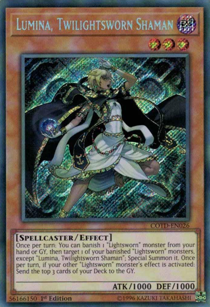 [ UK ] Lumina, Twilightsworn Shaman - MP18-EN052 - Secret Rare 1st Edition