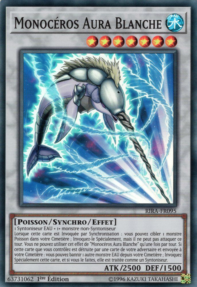 [ FR ] White Aura Monoceros - RIRA-FR095 - Super Rare