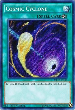 [ UK ] Cosmic Cyclone - MP17-EN105 - Secret Rare 1st Edition