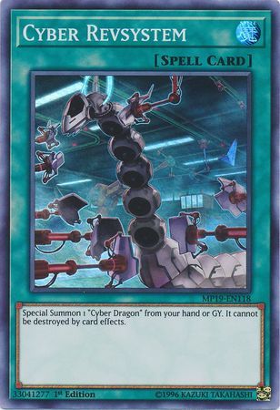 [ US ] Cyber Revsystem - MP19-EN118 - Super Rare 1st Edition