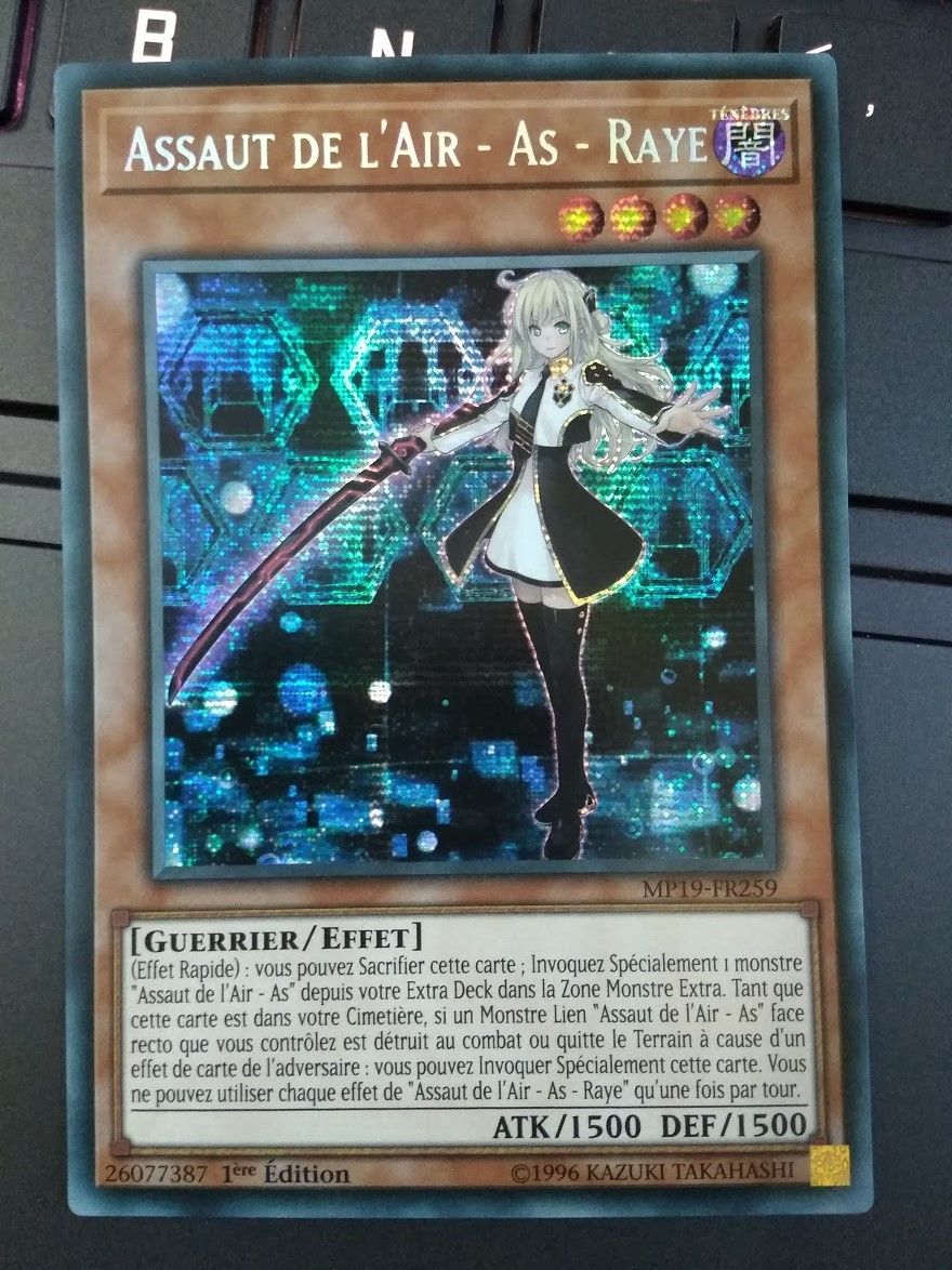 [ FR ] Sky Striker Ace - Raye - MP19-FR259 - Prismatic Secret Rare 1st Edition