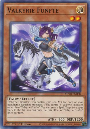 [ US ] Valkyrie Funfte - MP20-EN088 - Common 1st Edition