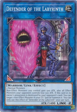 [ US ] Defender of the Labyrinth - MP20-EN127 - Common 1st Edition