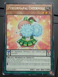 [ US ] Performapal Cheermole - NECH-EN001 - Rare 1st Edition (80%)