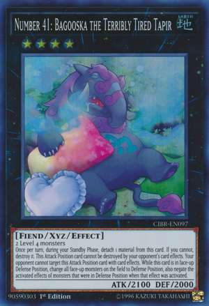 [ UK ] Number 41: Bagooska the Terribly Tired Tapir - CIBR-EN097 - Super Rare 1st Edition