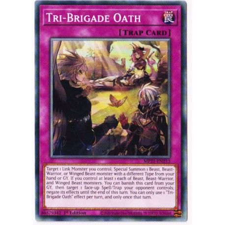 [ UK ] Tri-Brigade Oath - MP21-EN213 - Common 1st Edition