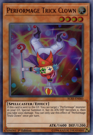 [ UK ] Đồng giá 10K Performage Trick Clown - BLRR-EN060 - Ultra Rare 1st Edition