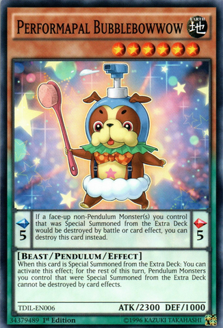 [ UK ] Đồng giá 2K Performapal Bubblebowwow - TDIL-EN006 - Common 1st Edition