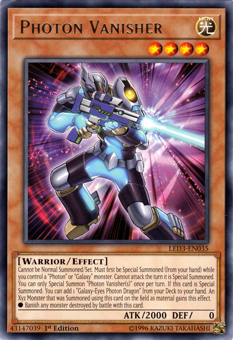 [ UK ] Photon Vanisher - LED3-EN035 - Rare 1st Edition