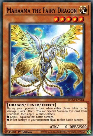 [ UK ] Mahaama the Fairy Dragon - PHRA-EN081 - Common 1st Edition