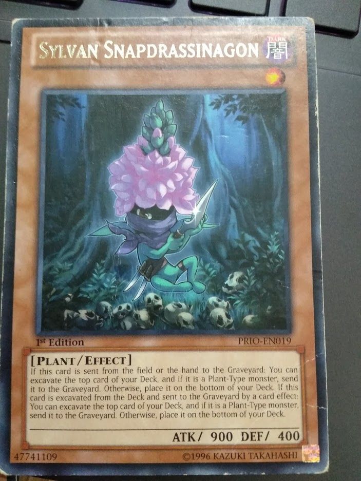 [ US ] Sylvan Snapdrassinagon - MP15-EN014 - Rare 1st Edition (Damaged 70%)