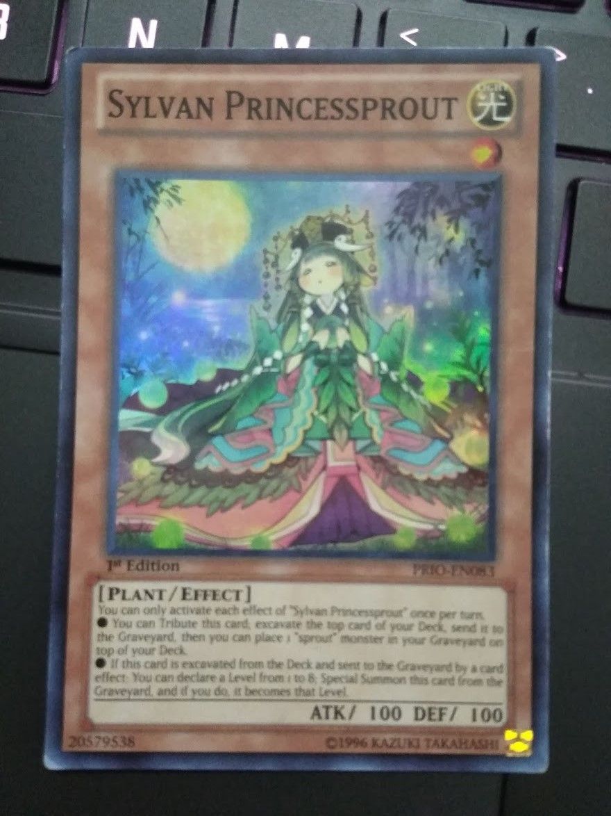 [ US ] Sylvan Princessprout - PRIO-EN083 - Super Rare 1st Edition (Played)