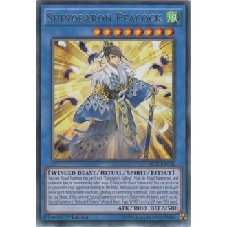 [ UK ] Shinobaron Peacock( damage ) - RATE-EN038 - Rare 1st Edition