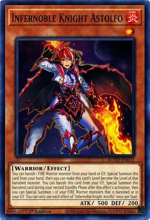 [ UK ] Infernoble Knight Astolfo - ROTD-EN012 - Common 1st Edition