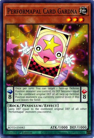 [ UK ] Performapal Card Gardna - ROTD-EN082 - Common 1st Edition